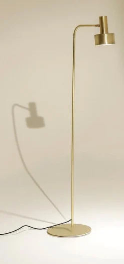 TF310 Stehlampe aus satiniertem Messing von Daluce