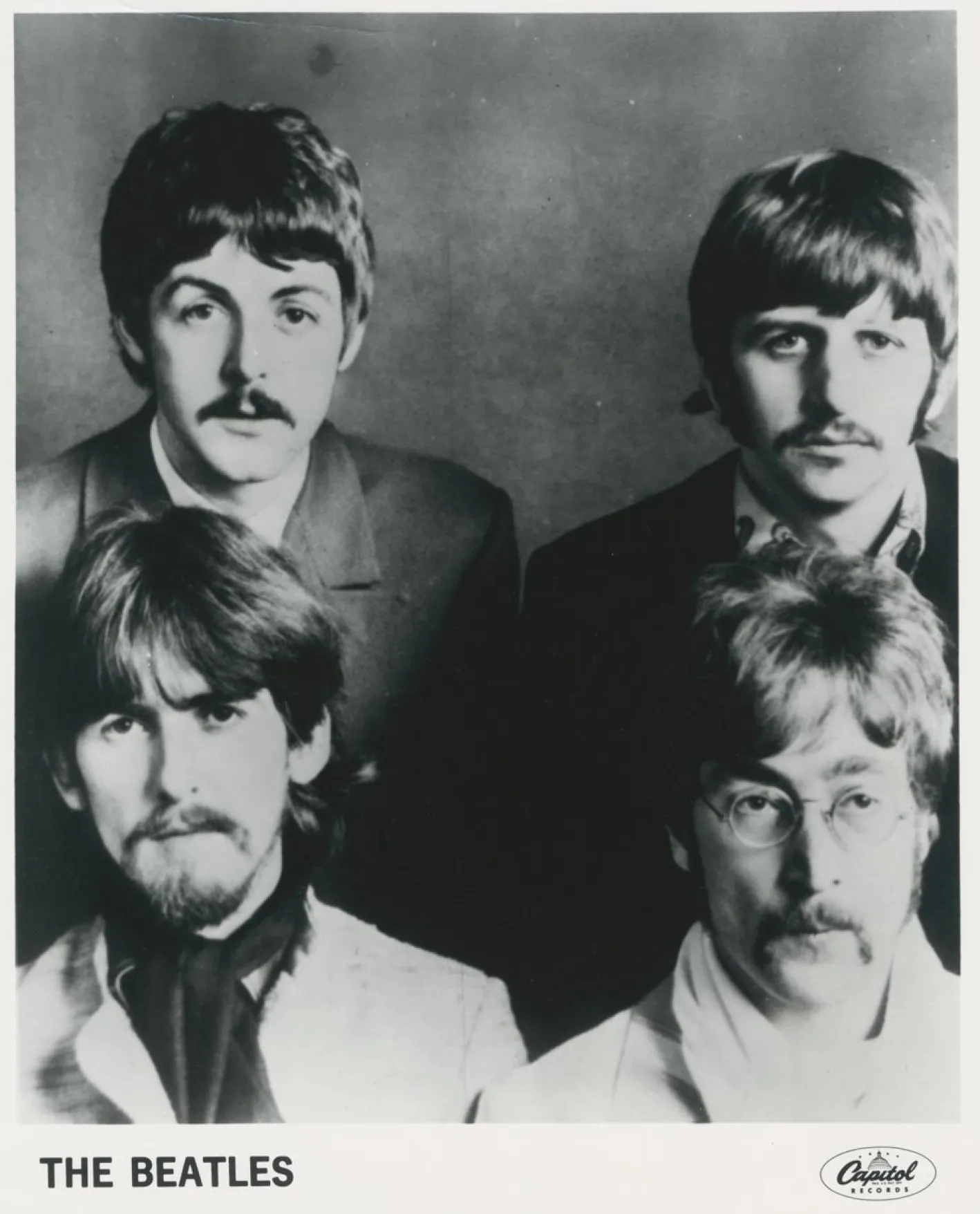 The Beatles, 1967, Schwarz-Weiß-Fotografie