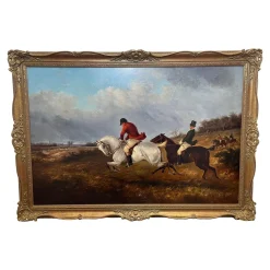 Thomas Smythe, Jagdszene, 19. Jh., Ölgemälde
