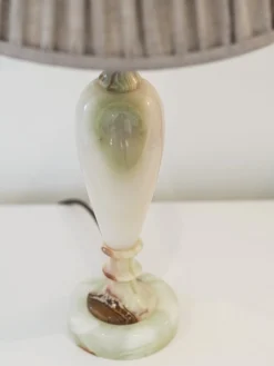 Tischlampe aus Onyx & Messing von Marmo Lusso