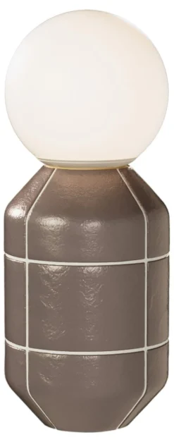 Tischlampe mit Keramikfuß von Svitanok