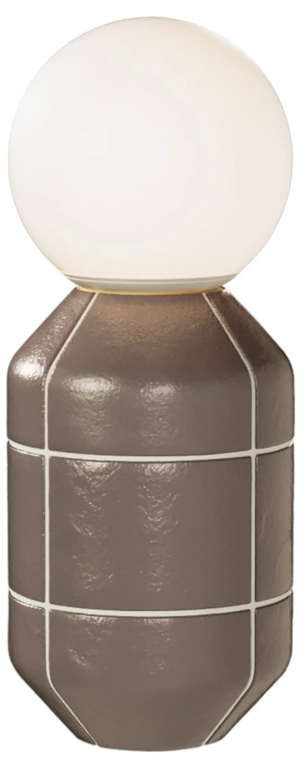 Tischlampe mit Keramikfuß von Svitanok