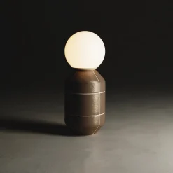 Tischlampe mit Keramikfuß von Svitanok