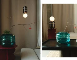 Tischlampe mit Keramikfuß von Svitanok