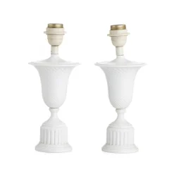 Tischlampen aus Porzellan von Vista Alegre, 2er Set
