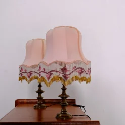Tischlampen mit Perlen, 1960er, 2er Set