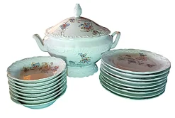 Tischservice Ankara Modell von Tharaud Limoges, 18 . Set
