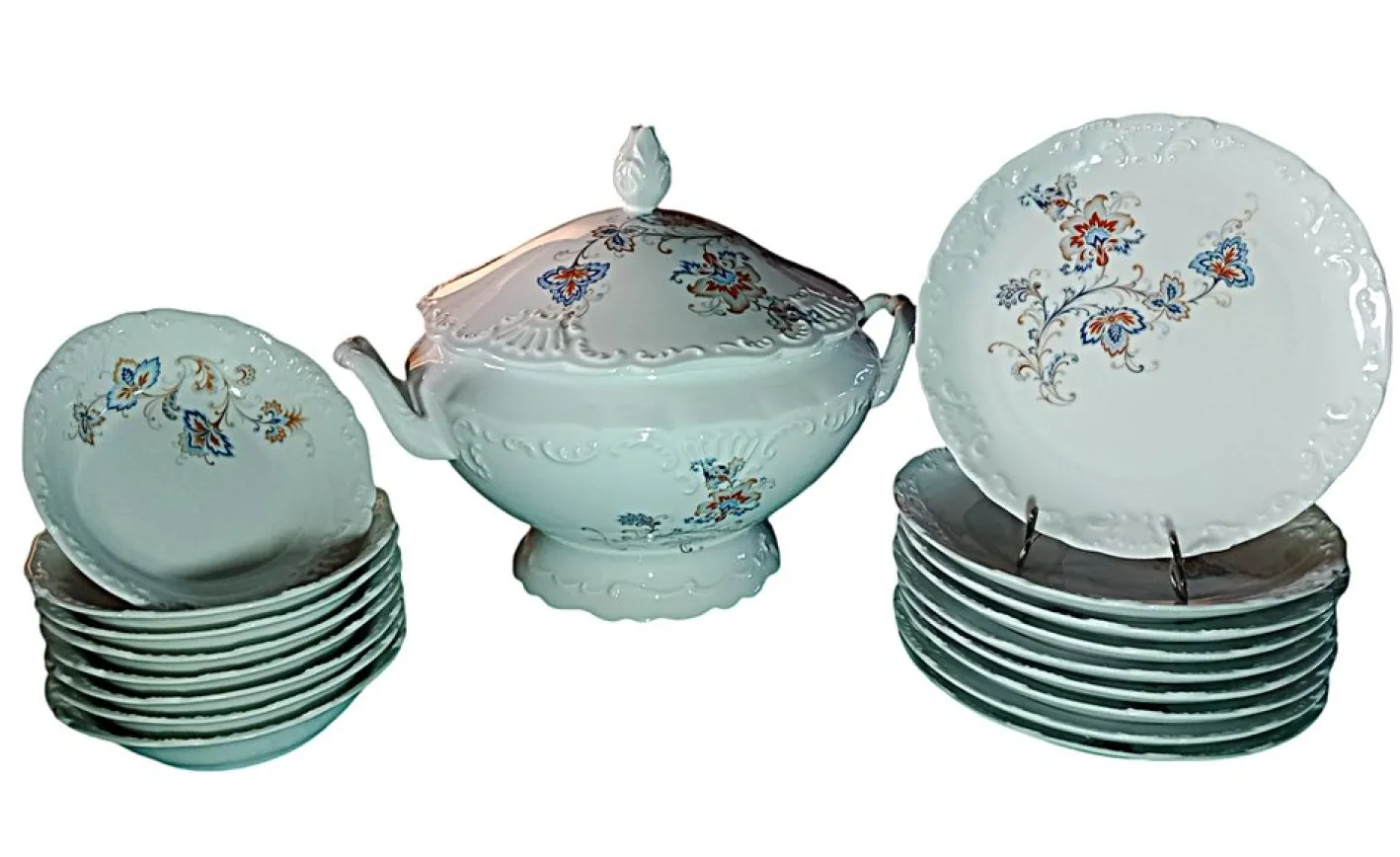 Tischservice Ankara Modell von Tharaud Limoges, 18 . Set