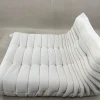 Togo Chaiselongue aus Grauem Stoff von Michel Ducaroy für Ligne Roset