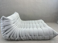 Togo Chaiselongue aus Grauem Stoff von Michel Ducaroy für Ligne Roset