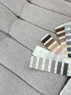 Togo Chaiselongue aus Grauem Stoff von Michel Ducaroy für Ligne Roset