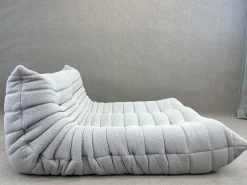 Togo Chaiselongue aus Grauem Stoff von Michel Ducaroy für Ligne Roset