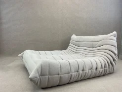 Togo Chaiselongue aus Grauem Stoff von Michel Ducaroy für Ligne Roset