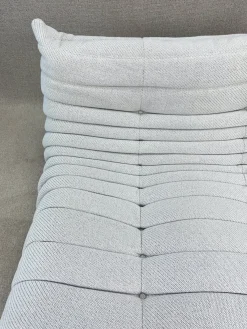 Togo Chaiselongue aus Grauem Stoff von Michel Ducaroy für Ligne Roset