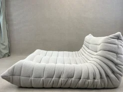 Togo Chaiselongue aus Grauem Stoff von Michel Ducaroy für Ligne Roset