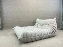 Togo Chaiselongue aus Grauem Stoff von Michel Ducaroy für Ligne Roset