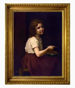 Tommaso Rivoli, Suppe: Hommage an William-Adolphe Bouguereau, Öl auf Leinwand, 20. Jahrhundert
