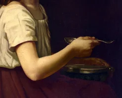 Tommaso Rivoli, Suppe: Hommage an William-Adolphe Bouguereau, Öl auf Leinwand, 20. Jahrhundert