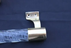 Torcello Griffe aus Murano, Messing & Glas von Venini, 1950er, 2er Set