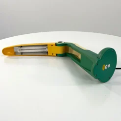 Toucan Lampe in Meergrün & Gelb von HT Huang für Huanglite, 1980er
