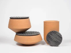 Traccianti Gefäße von gumdesign für La Casa di Pietra, 3er Set