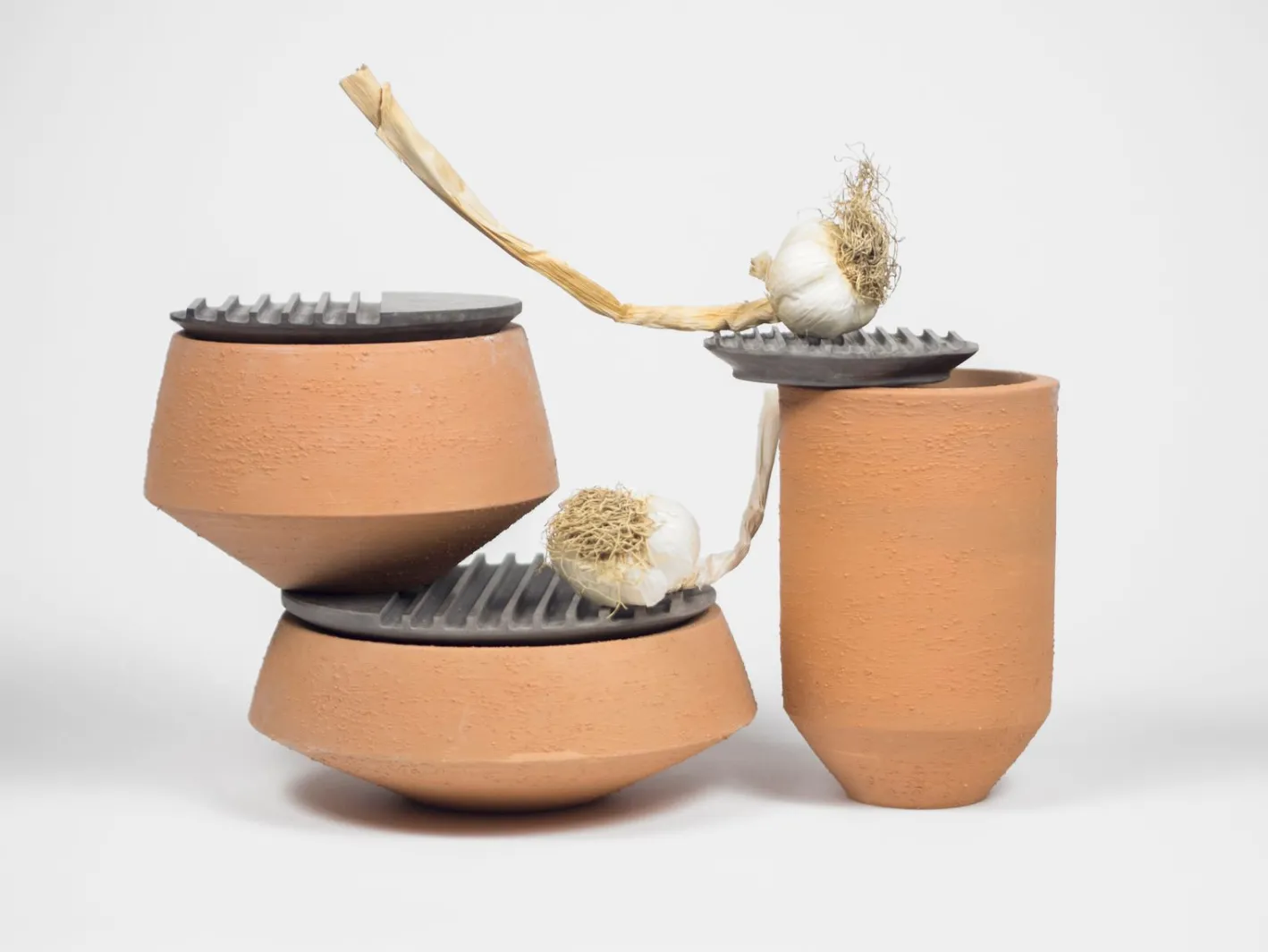 Traccianti Gefäße von gumdesign für La Casa di Pietra, 3er Set