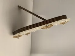 Transparenter Bilderrahmen aus goldenem Muranoglas von Simoeng