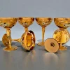Tre Fuochi Champagnergläser aus Muranoglas von Manifattura di Murano, 1960er, 6er Set