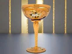 Tre Fuochi Champagnergläser aus Muranoglas von Manifattura di Murano, 1960er, 6er Set