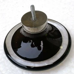Türgriffe aus Muranoglas & Chrom, 1970er, 2er Set