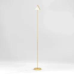 Triangle Box Stehlampe aus Nickel von Atelier Areti