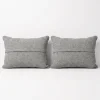 Türkischer Lumbar Kissenbezug aus Teppichstoff, 2010er, 2er Set
