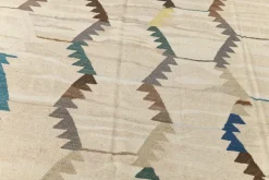 Türkischer Vintage Kelim Teppich aus Wolle