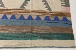 Türkischer Vintage Kelim Teppich aus Wolle