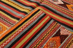 Türkischer Vintage Kelim Teppich aus Wolle