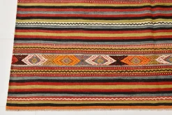 Türkischer Vintage Kelim Teppich aus Wolle