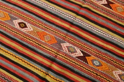 Türkischer Vintage Kelim Teppich aus Wolle