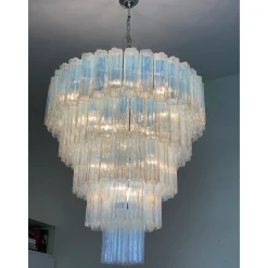 Truhe Kronleuchter aus Opalglas im Murano Stil von Simoeng für Simoeng