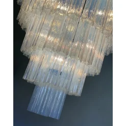 Truhe Kronleuchter aus Opalglas im Murano Stil von Simoeng für Simoeng