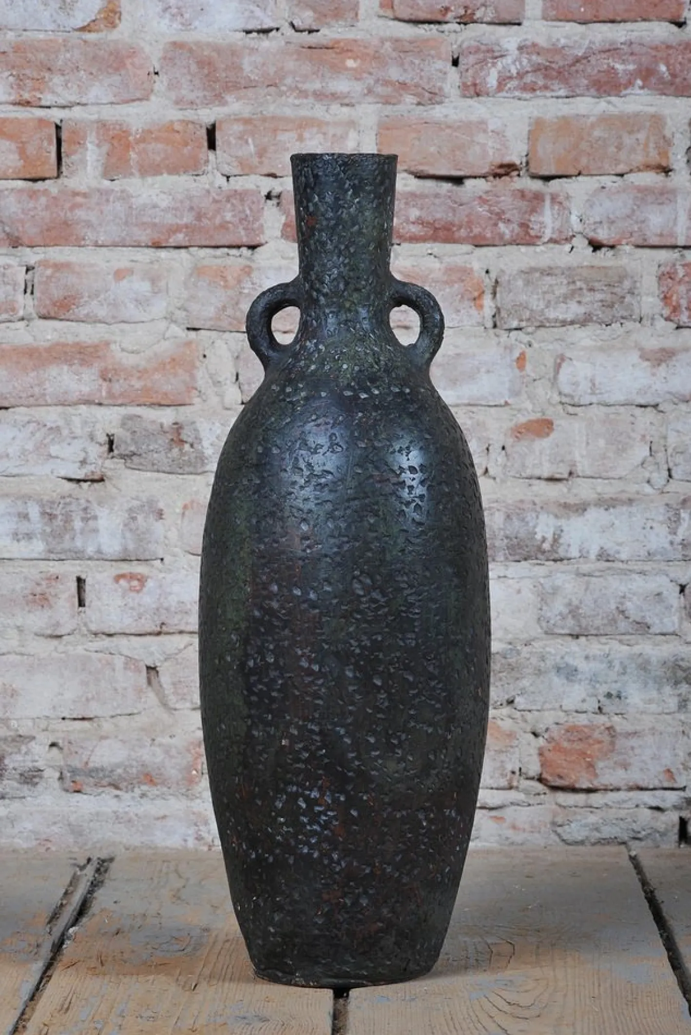 Tschechische Art Deco Vase aus Keramik, 1920er