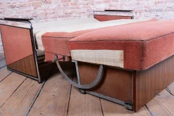 Tschechische Bauhaus Sitzgruppe aus verchromtem Stahlrohr, 1940er, 3er Set