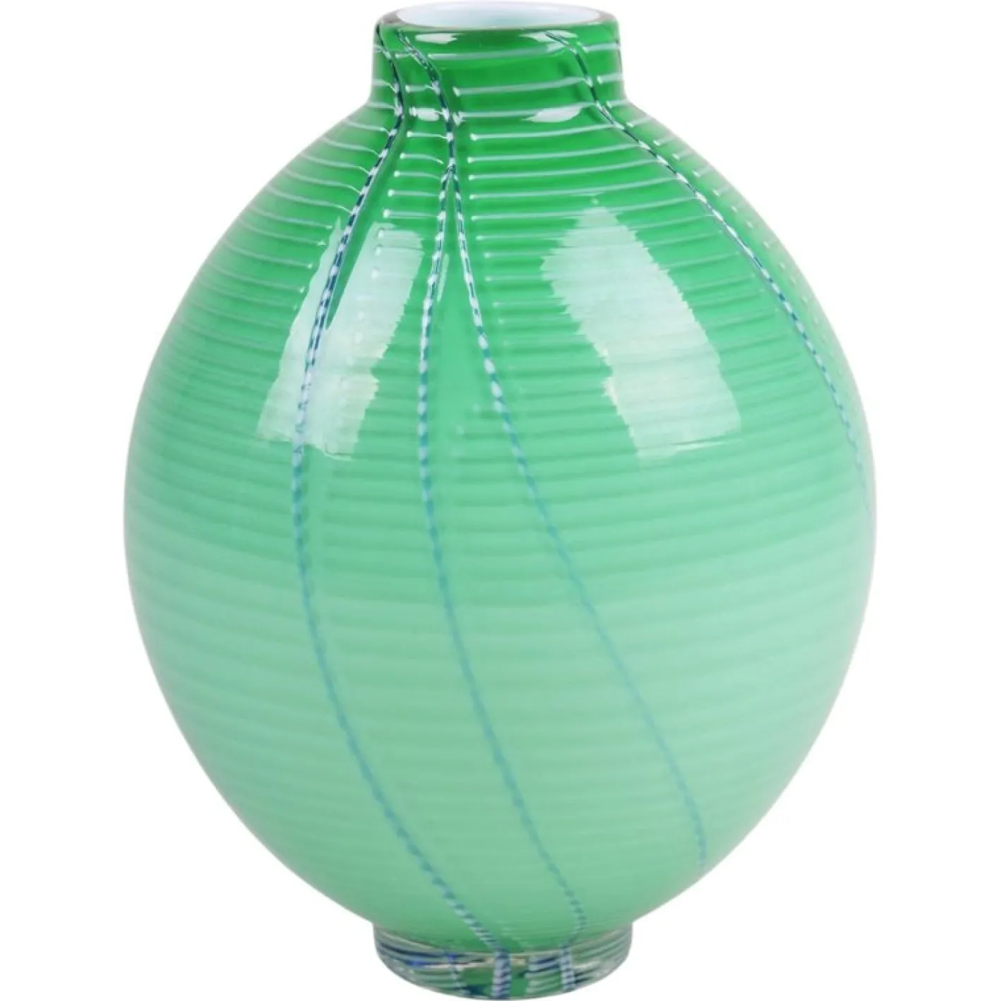 Tschechische Mid-Century Glasvase, 1960er