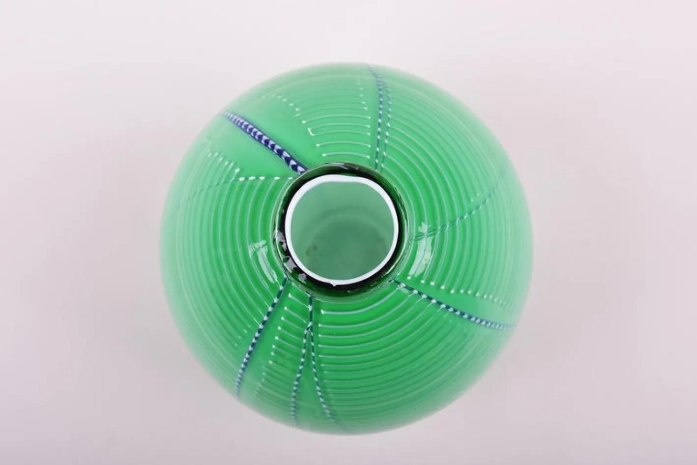 Tschechische Mid-Century Glasvase, 1960er