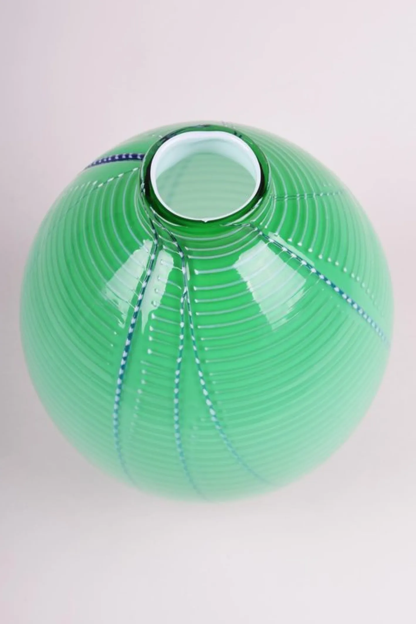 Tschechische Mid-Century Glasvase, 1960er