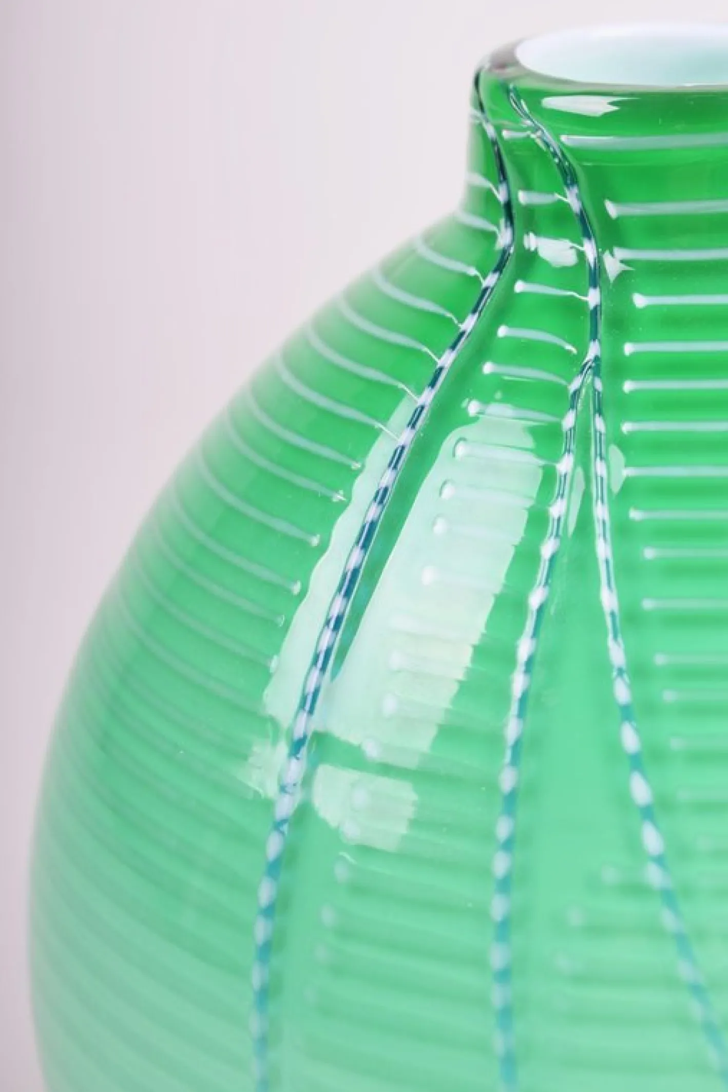 Tschechische Mid-Century Glasvase, 1960er