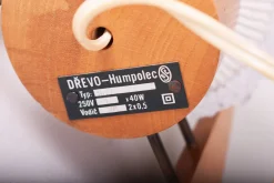Tschechische Mid-Century Tischlampe aus Buche von Drevo Humpolec, 1960er