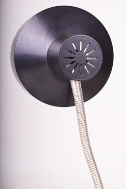 Tschechische Mid-Century Tischlampe aus Chrom & Aluminium von Napako, 1970er