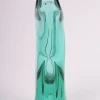 Tschechische Mid-Century Vase aus Dickem Glas, 1950er