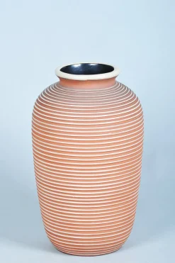 Tschechische Mid-Century Vase aus Keramik, 1940er