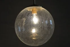 Tschechischer Mid-Century Kronleuchter aus Glas & Messing von Kamenický Šenov, 1960er
